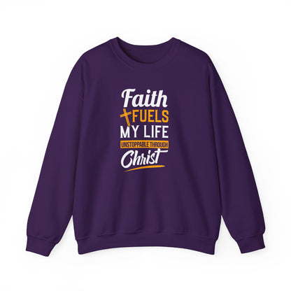 Faith Fuels My Life Christ Sweatshirt