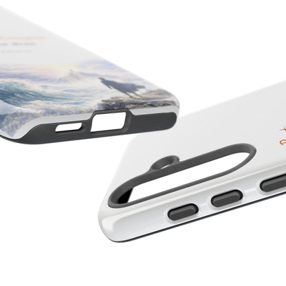 Inspirational 'Be Strong and Courageous' Phone Case — Joshua 1:9 Christian Protective Tough Case