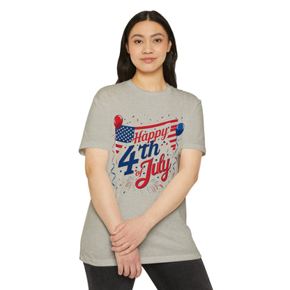 Happy 4th of July T-Shirt — Patriotic Independence Day Tee