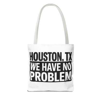 Houston TX Tote Bag — 'We Have No Problem' Graphic Market Tote