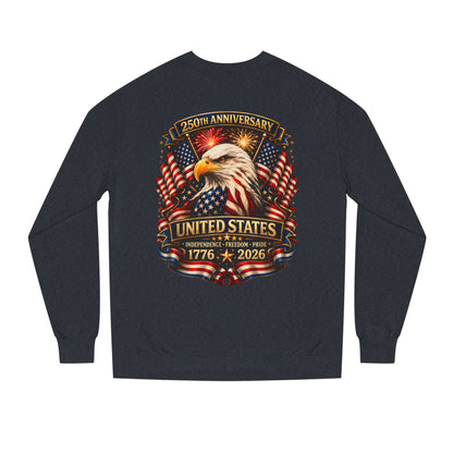 250th Anniversary United States Eagle Sweatshirt – 1776–2026 Patriotic Crewneck