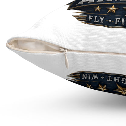U.S. Air Force "Aim High" Decorative Pillow - Bald Eagle Military Throw Pillow