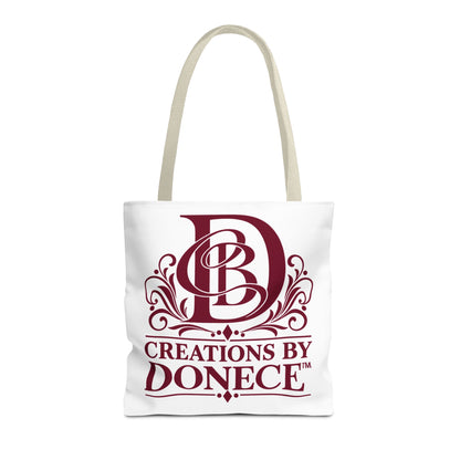 Tote Bag — Creations by Donece Logo Tote (Branded Monogram, Everyday Carry)