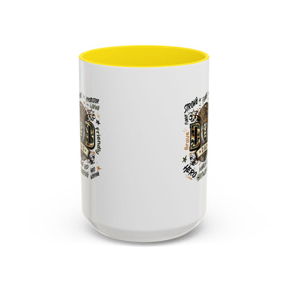 Dad King Lion Coffee Mug — 'Dad: The King' Accent 11/15oz Gift