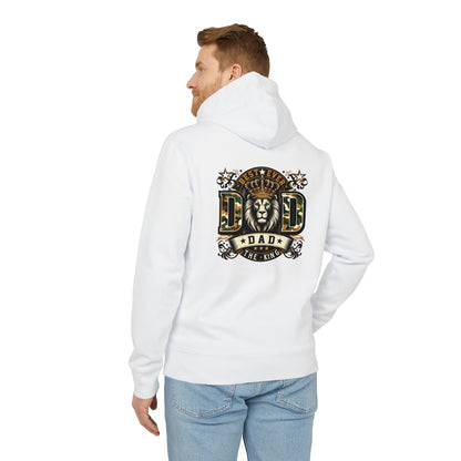 Dad The King Lion Hoodie — Father's Day Vintage Crest Sweatshirt