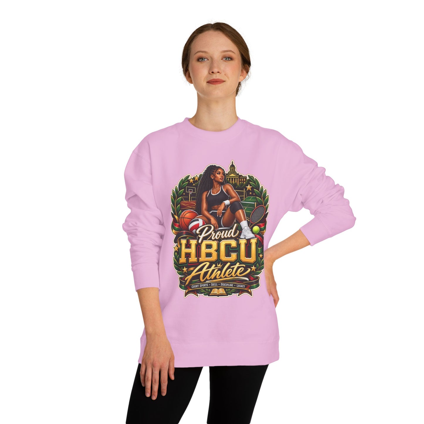 Proud HBCU Athlete Crewneck Sweatshirt