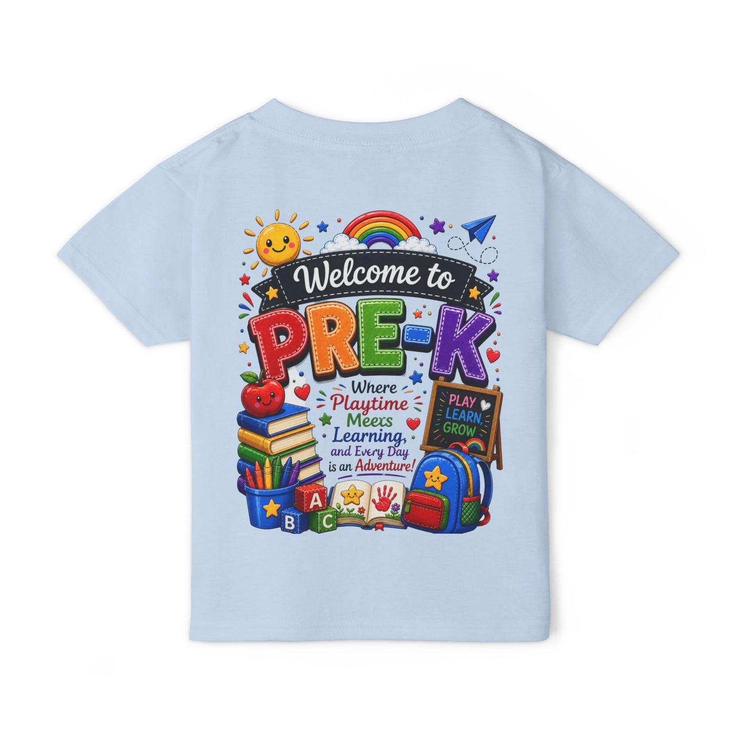 Welcome to Pre-K Toddler T-Shirt – Colorful Back-to-School Preschool Tee