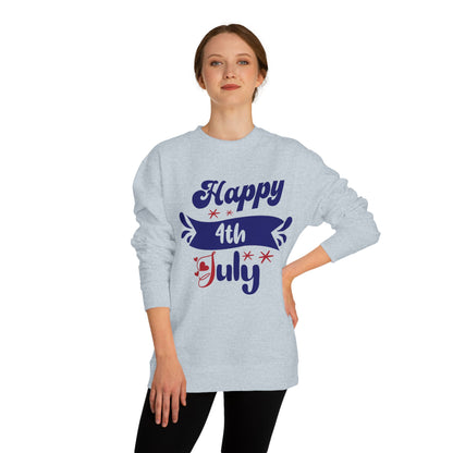 Happy 4th of July Sweatshirt — Patriotic Independence Day Crewneck