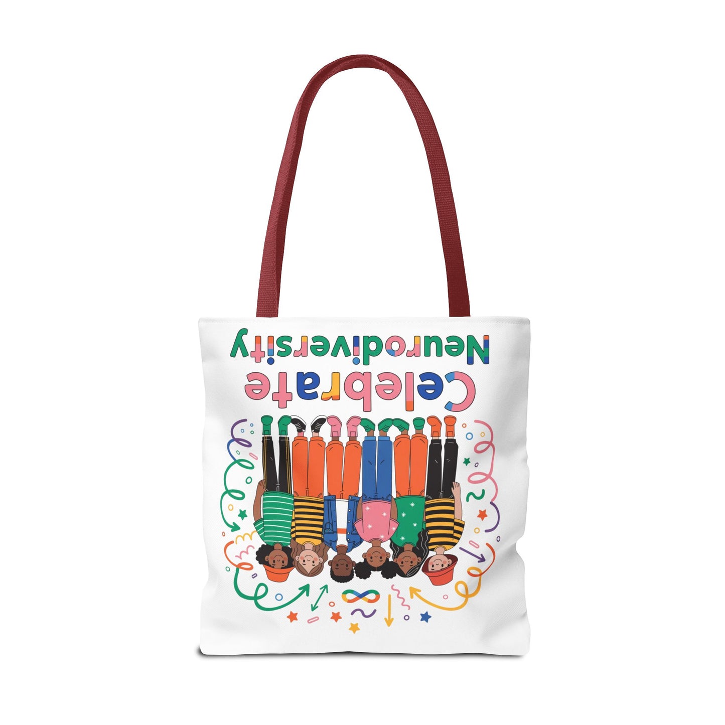 Celebrate Neurodiversity Tote Bag — Inclusive Pride Reusable Shopper