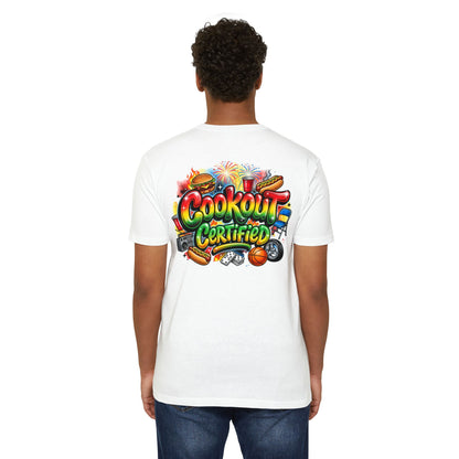 Cookout Certified T-Shirt — BBQ Party Graphic Tee for Summer, Family Gatherings & 4th of July