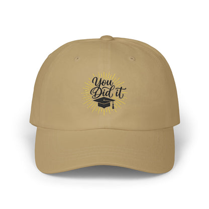 You Did It Graduation Dad Cap — Embroidered Congrats Graduate Hat