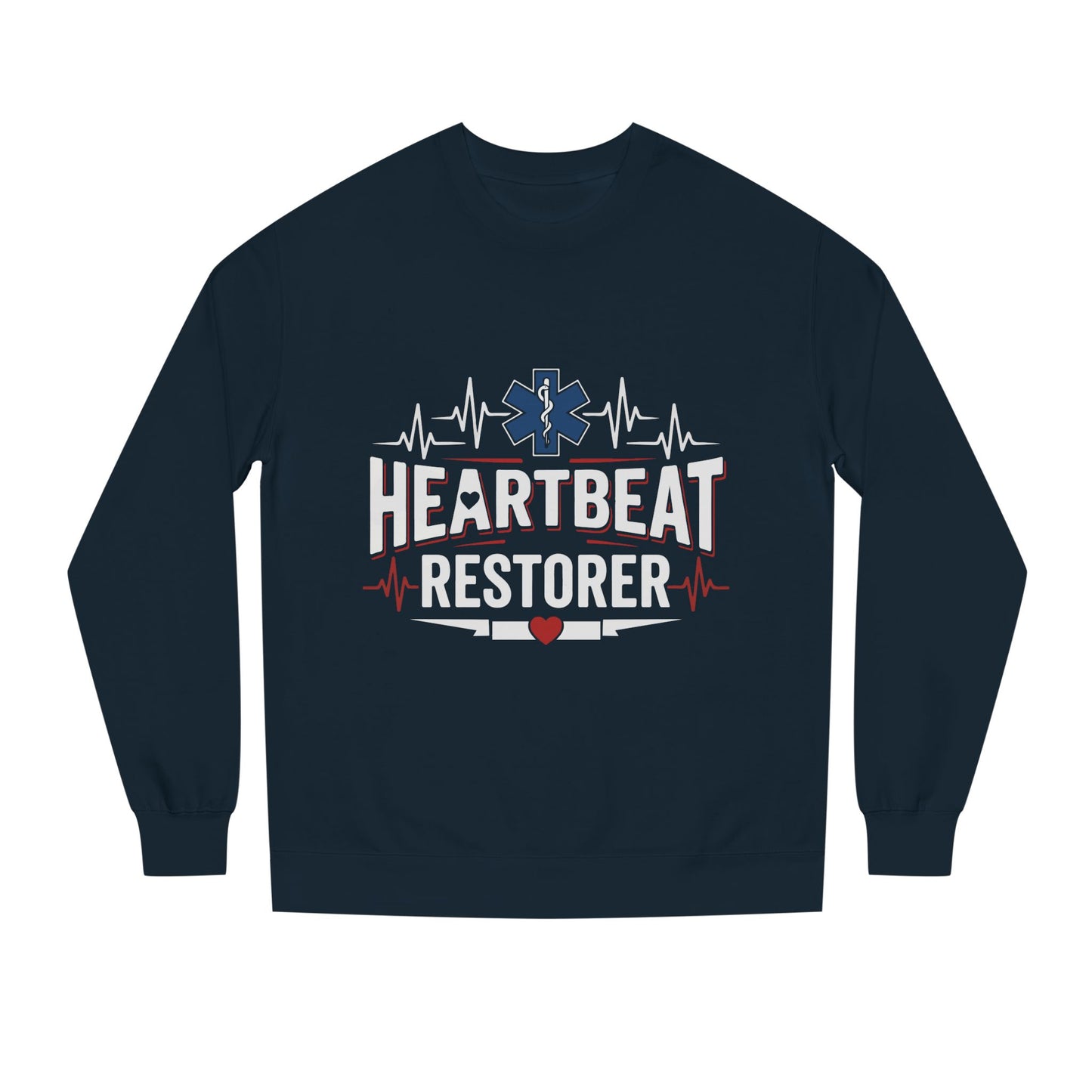 Heartbeat Restorer Sweatshirt — EMS Paramedic Crewneck for First Responders