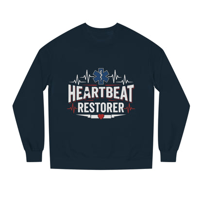 Heartbeat Restorer Sweatshirt — EMS Paramedic Crewneck for First Responders
