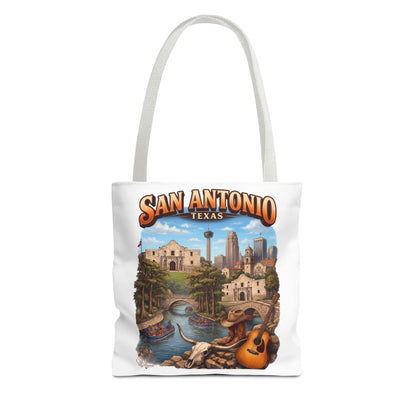 San Antonio Texas Tote Bag — Riverwalk Landmark Travel Souvenir