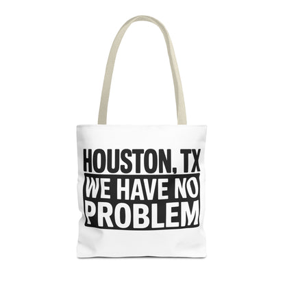 Houston TX Tote Bag — 'We Have No Problem' Graphic Market Tote