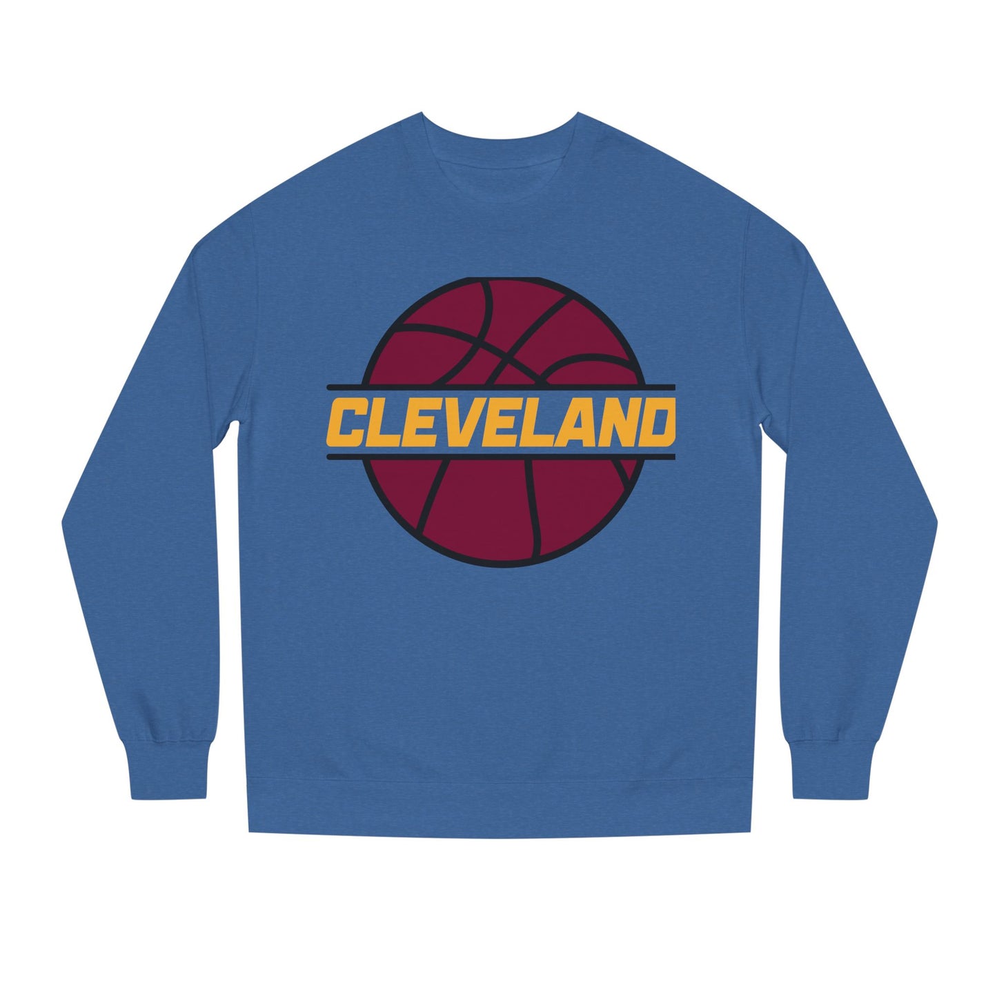Cleveland Basketball Crewneck Sweatshirt — Retro Hoop Logo