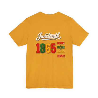 Juneteenth 1865 Tee — History • Culture • Excellence • Respect T-Shirt