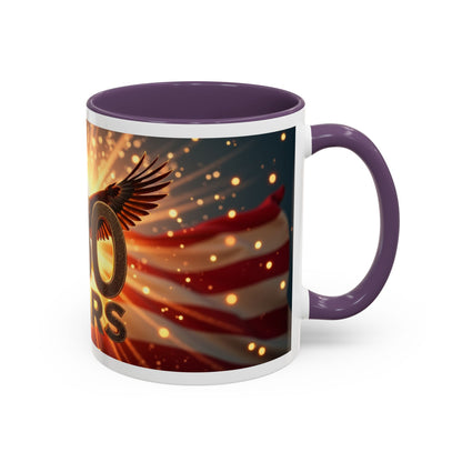 250 Years Commemorative Coffee Mug — Patriotic Eagle & American Flag Accent (11/15oz)