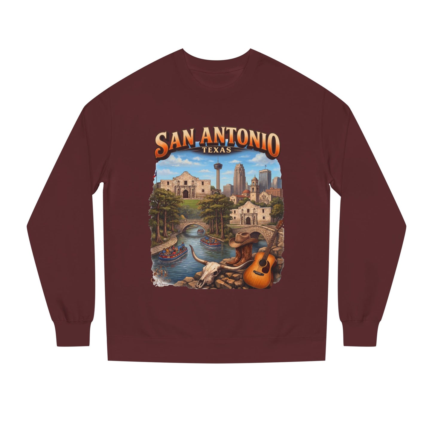 San Antonio Riverwalk Sweatshirt — Texas Travel Scenic Crewneck