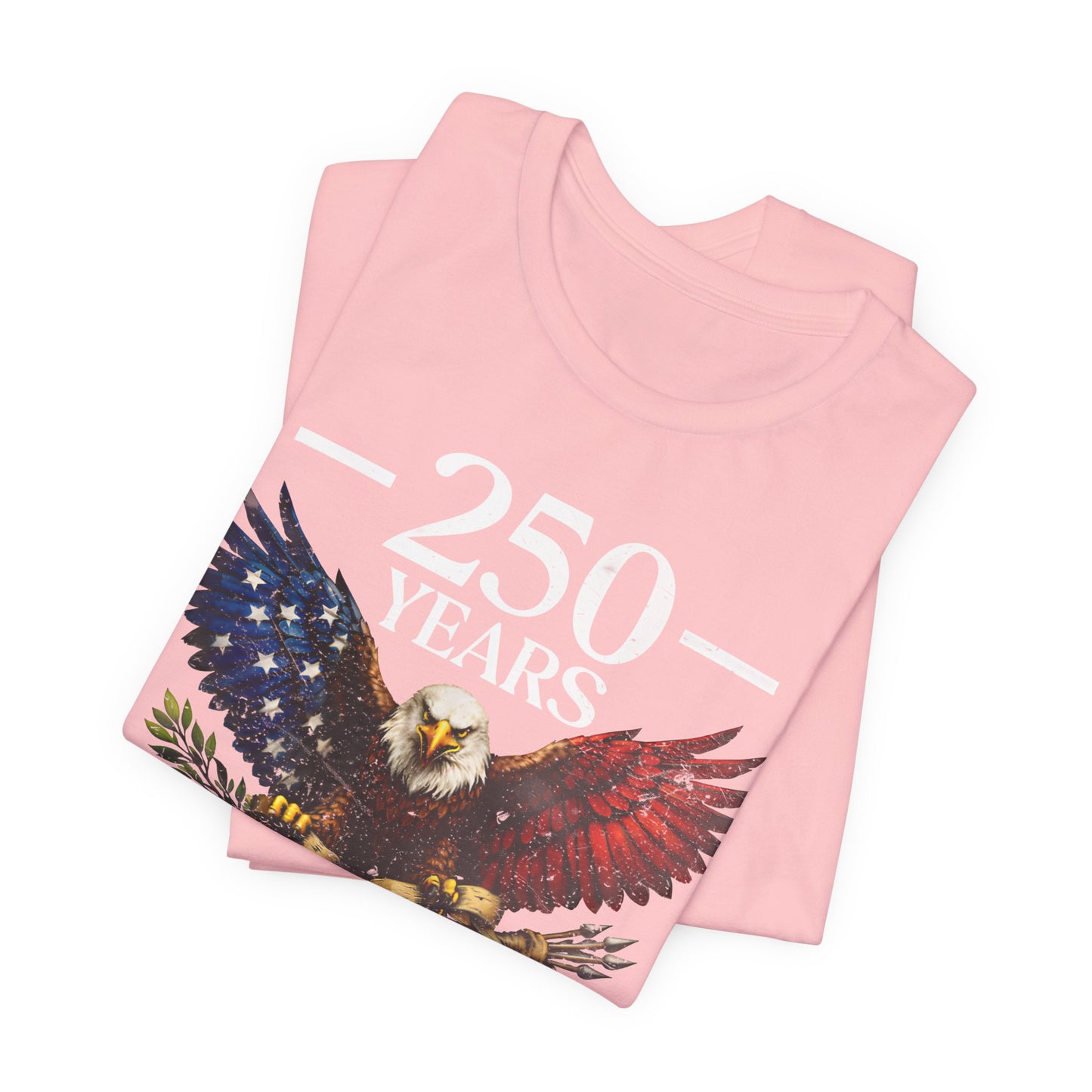 250 Years USA Eagle T-Shirt — 1776–2026 Patriotic Anniversary Tee