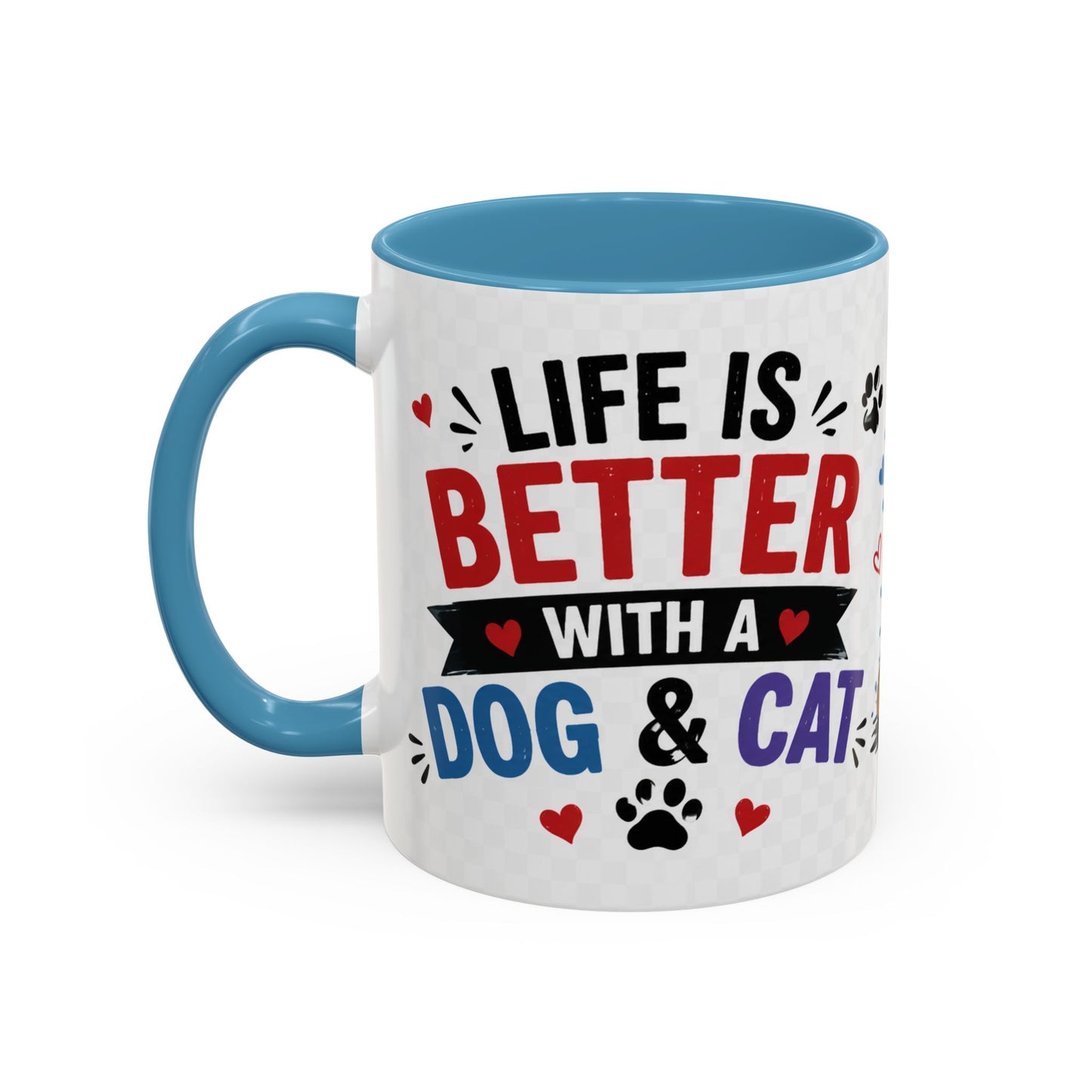 Dog and Cat Coffee Mug — 'This Is My Healer I'm A Cat' Cute Pet Lover Accent Mug (11/15oz)