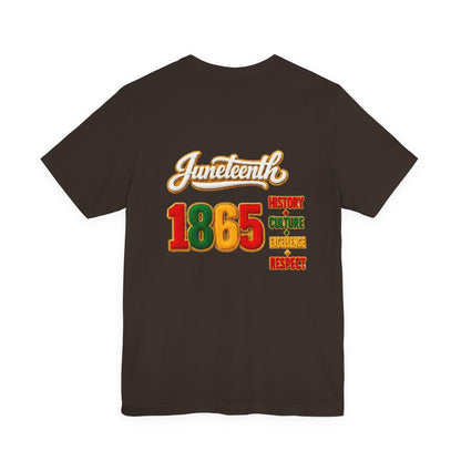 Juneteenth 1865 Tee — History • Culture • Excellence • Respect T-Shirt