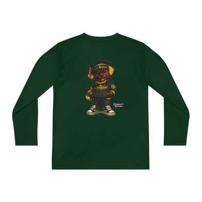 Youth Long Sleeve Tee — Graduation Bear Design