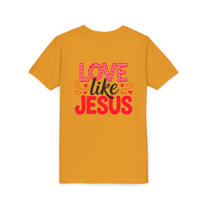 Youth Tee - "Love Like Jesus" Christian Kids Shirt