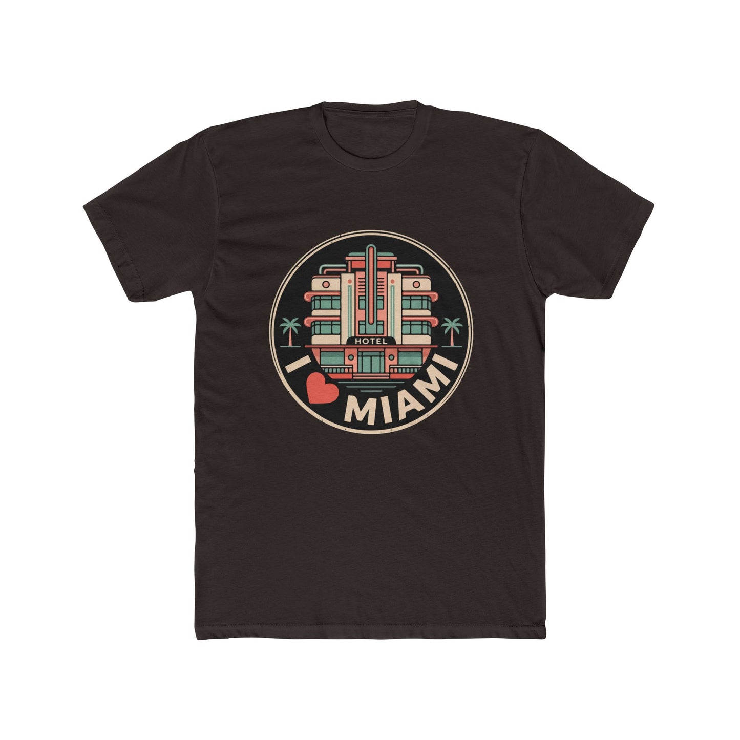 Miami Art Deco T‑Shirt — I  Miami Retro Travel Tee