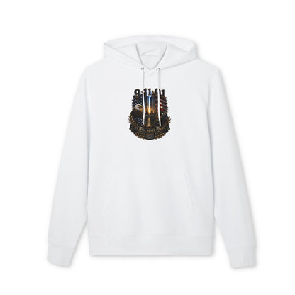 9/11 Memorial Hoodie — We Will Never Forget Tribute Pullover