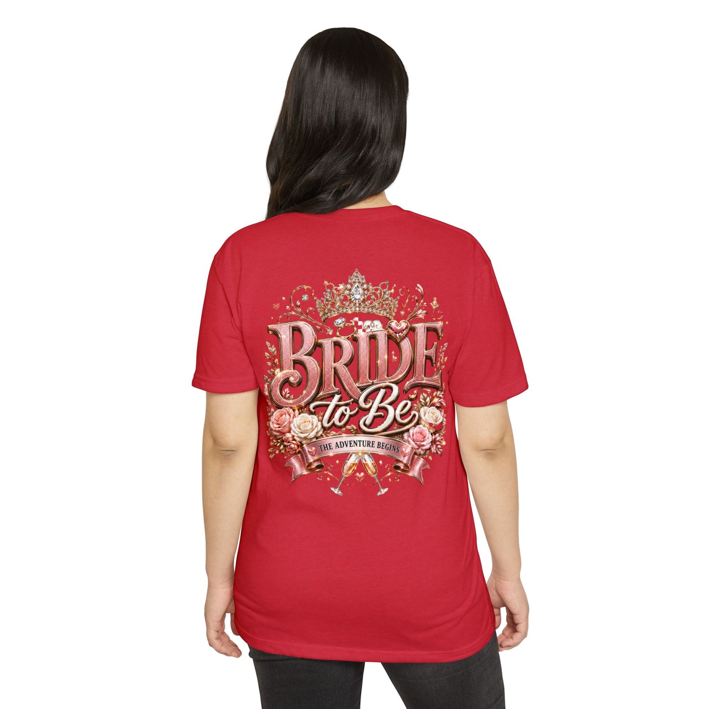Bride to Be T-Shirt — Floral Crown Bachelorette Tee