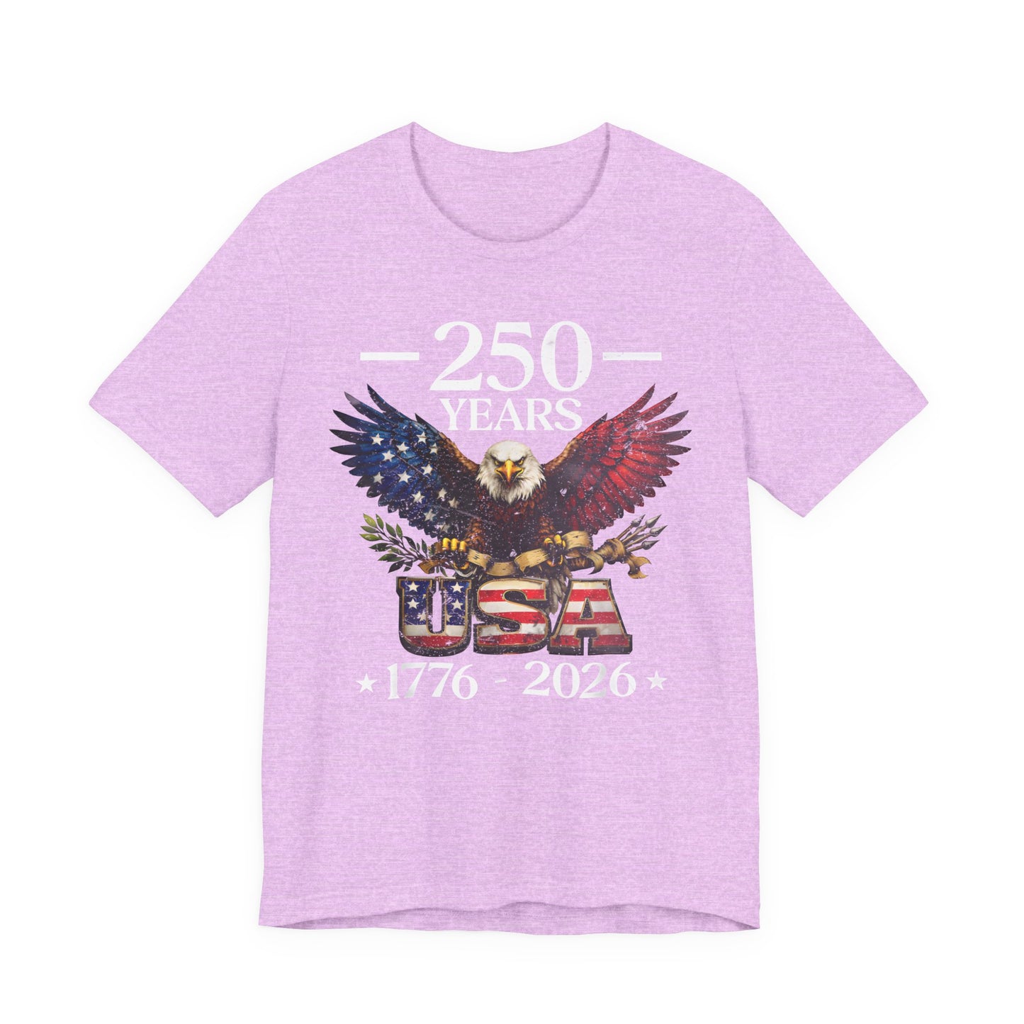 250 Years USA Eagle T-Shirt — 1776–2026 Patriotic Anniversary Tee