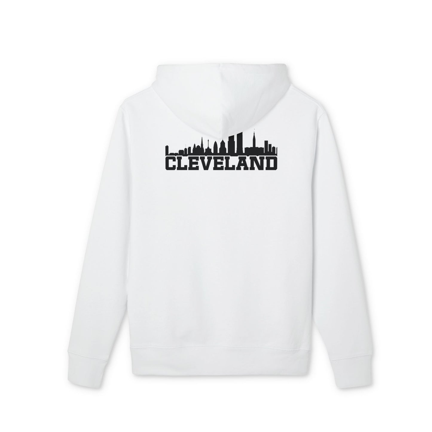 Cleveland Skyline Hoodie — City Skyline Sweatshirt with 'CLEVELAND' Text