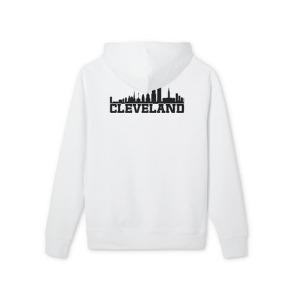 Cleveland Skyline Hoodie — City Skyline Sweatshirt with 'CLEVELAND' Text