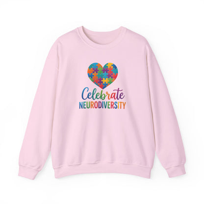Celebrate Neurodiversity  Crewneck Sweatshirt