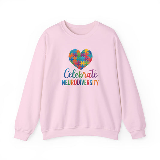 Celebrate Neurodiversity  Crewneck Sweatshirt