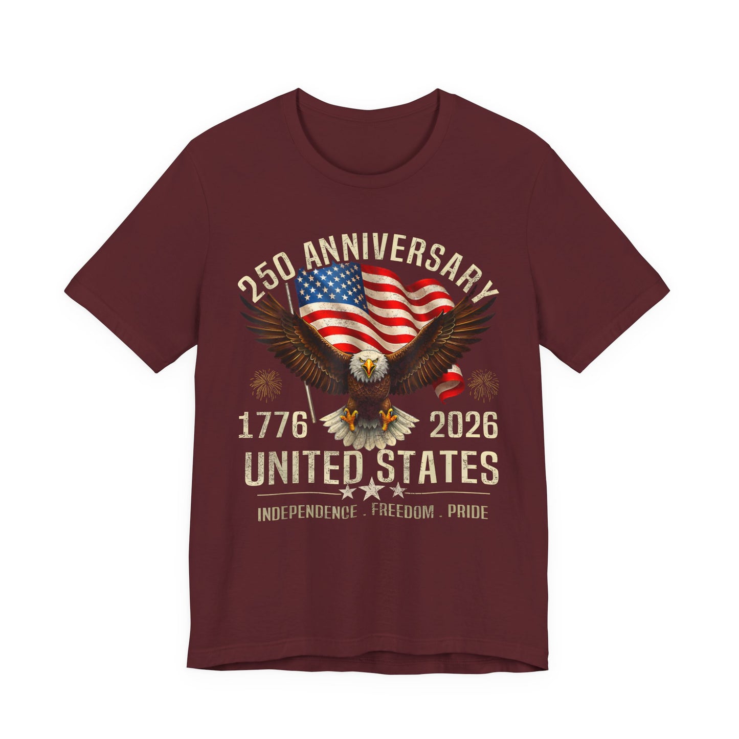 250th Anniversary United States Eagle T-Shirt – 1776–2026 Patriotic Tee