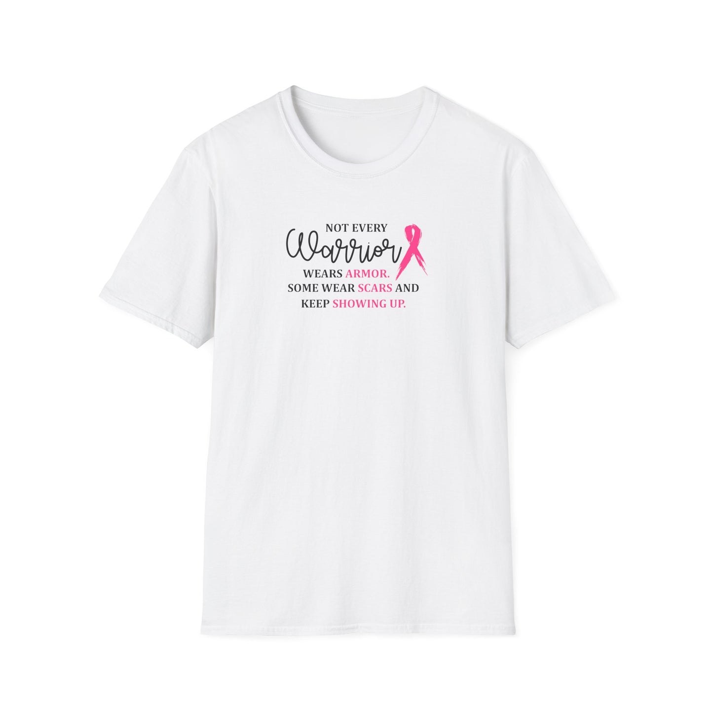 Not Every Warrior Wears Armor Breast Cancer Warrior T-Shirt