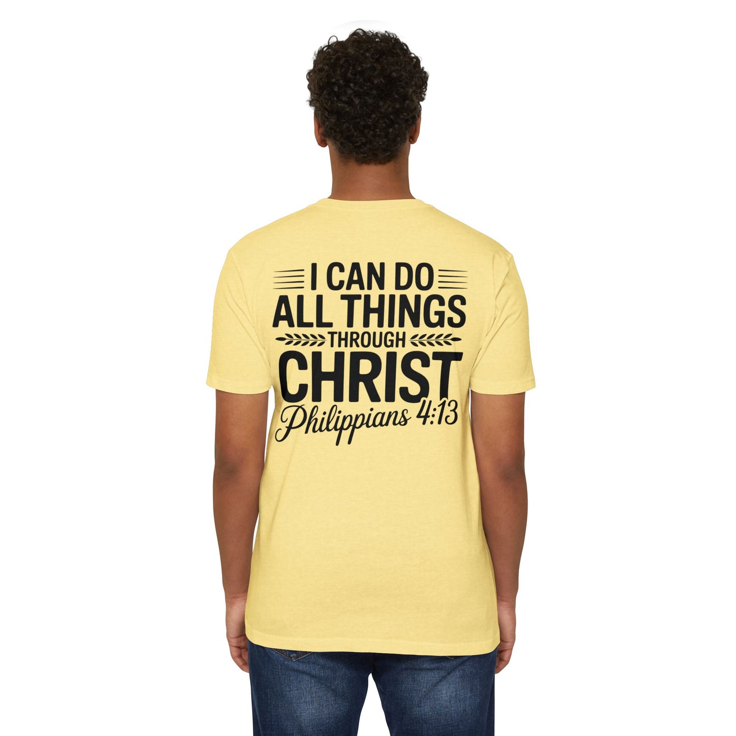 I Can Do All Things Through Christ T-Shirt – Philippians 4:13 Christian Tee