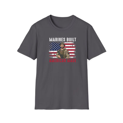 Marines Built American Made T‑Shirt