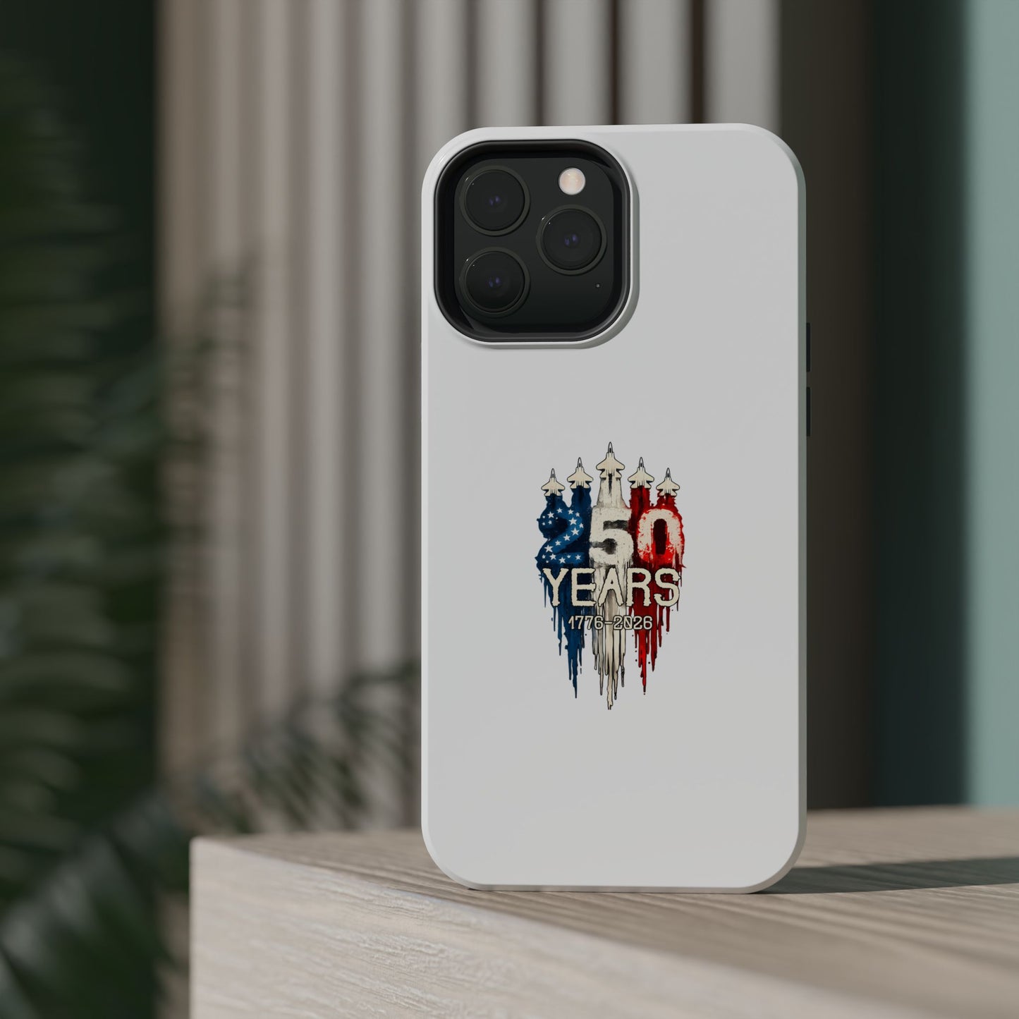 50 Years Patriotic iPhone Case — American Flag Anniversary Magnetic Impact-Resistant Case