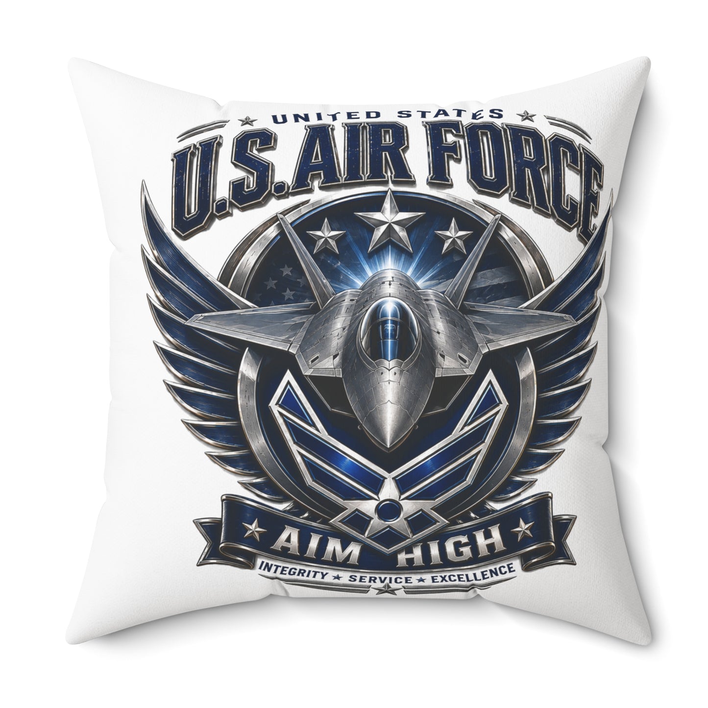 U.S. Air Force 'Aim High' Decorative Throw Pillow