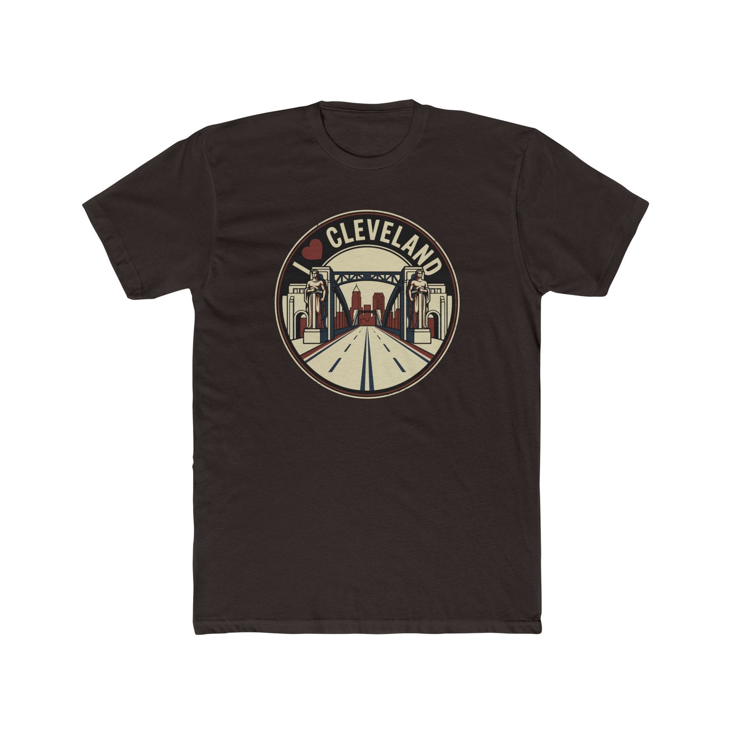 Cleveland Retro Cityscape Tee — I  Cleveland Graphic T‑Shirt