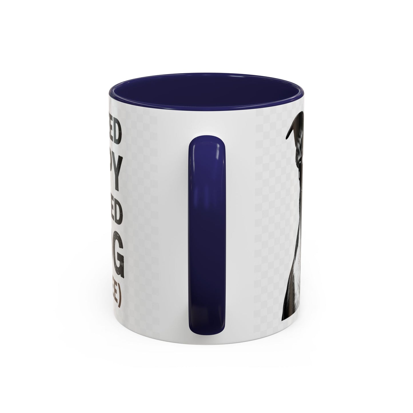 Dog Lover Coffee Mug — "I Don't Need Therapy I Just Need My Dog (And Coffee)" Accent Mug