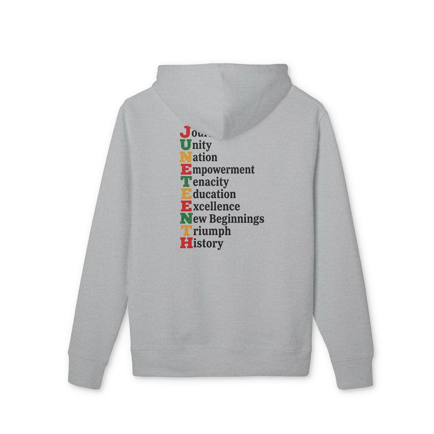Juneteenth Acrostic Hoodie – Unity Empowerment Celebration Sweatshirt