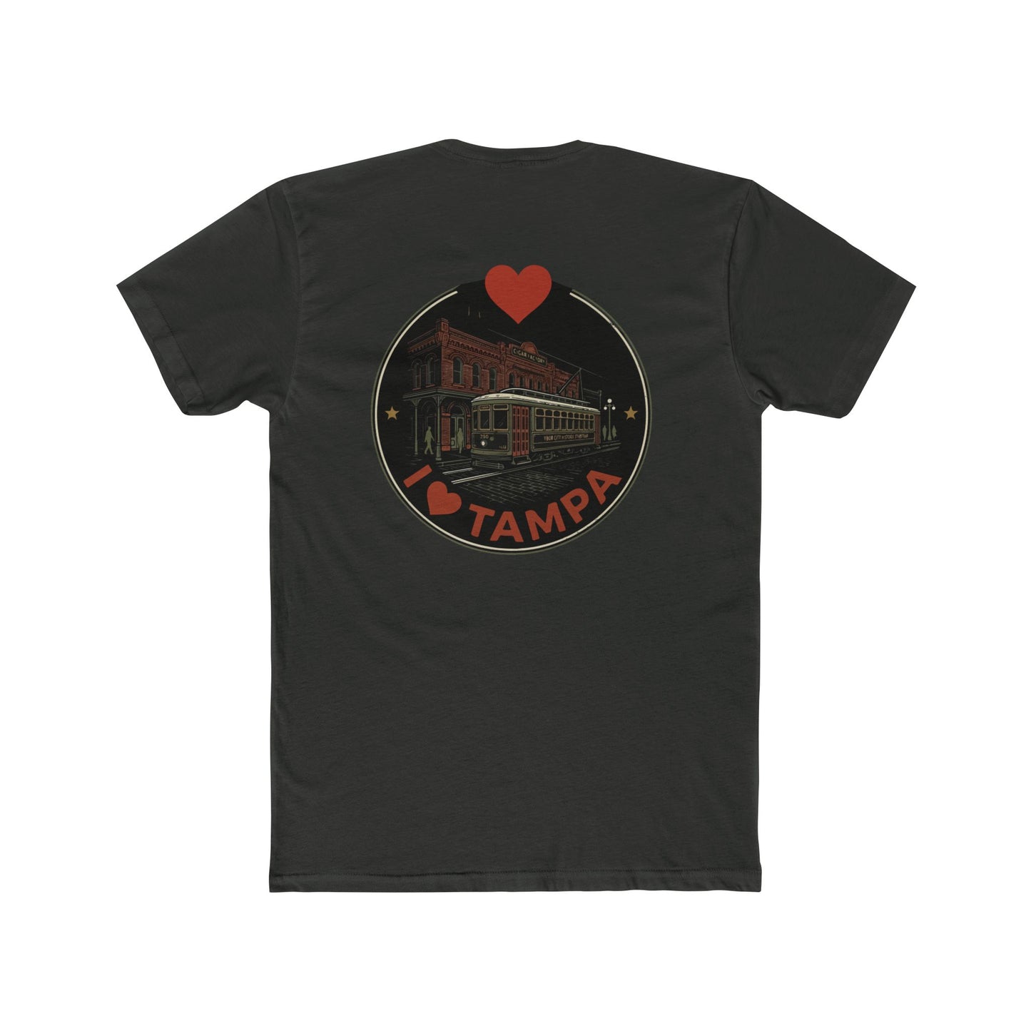 I Heart Tampa Streetcar T-Shirt — Retro Tampa Vintage City Tee