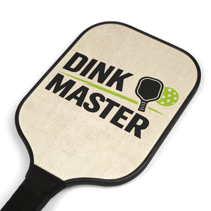 Dink Master Pickleball Paddle Set — Funny Pickleball Kit with Two Paddles & Balls