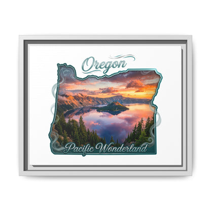 Matte Canvas, Framed (Multi-color)