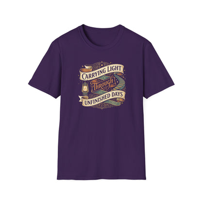 Carrying Light Through Unfinished Days T-Shirt