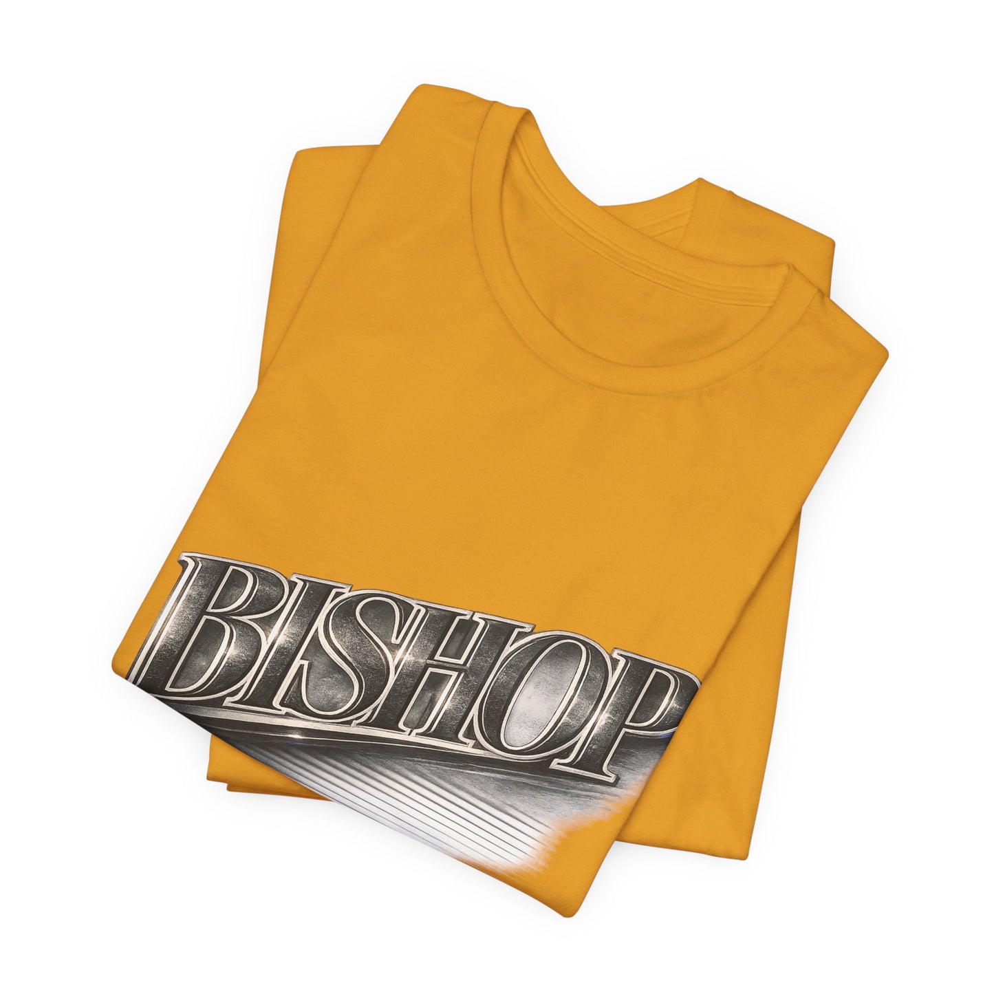 Bishop Retro Chrome Logo T‑Shirt